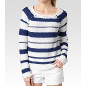 Paige Taryn Blue/White Sweater